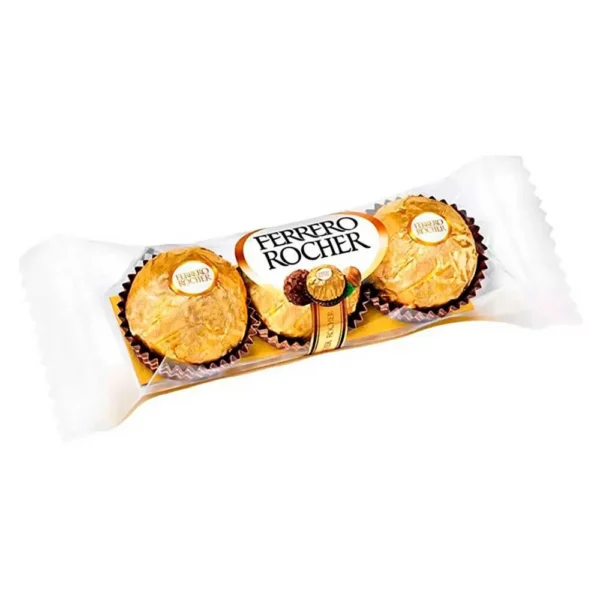 Ferrero Rocher com 3 unidades