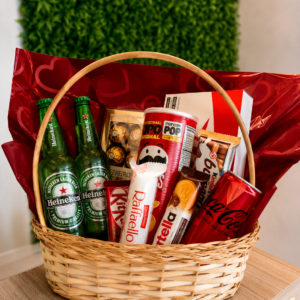 Cesta com Cerveja